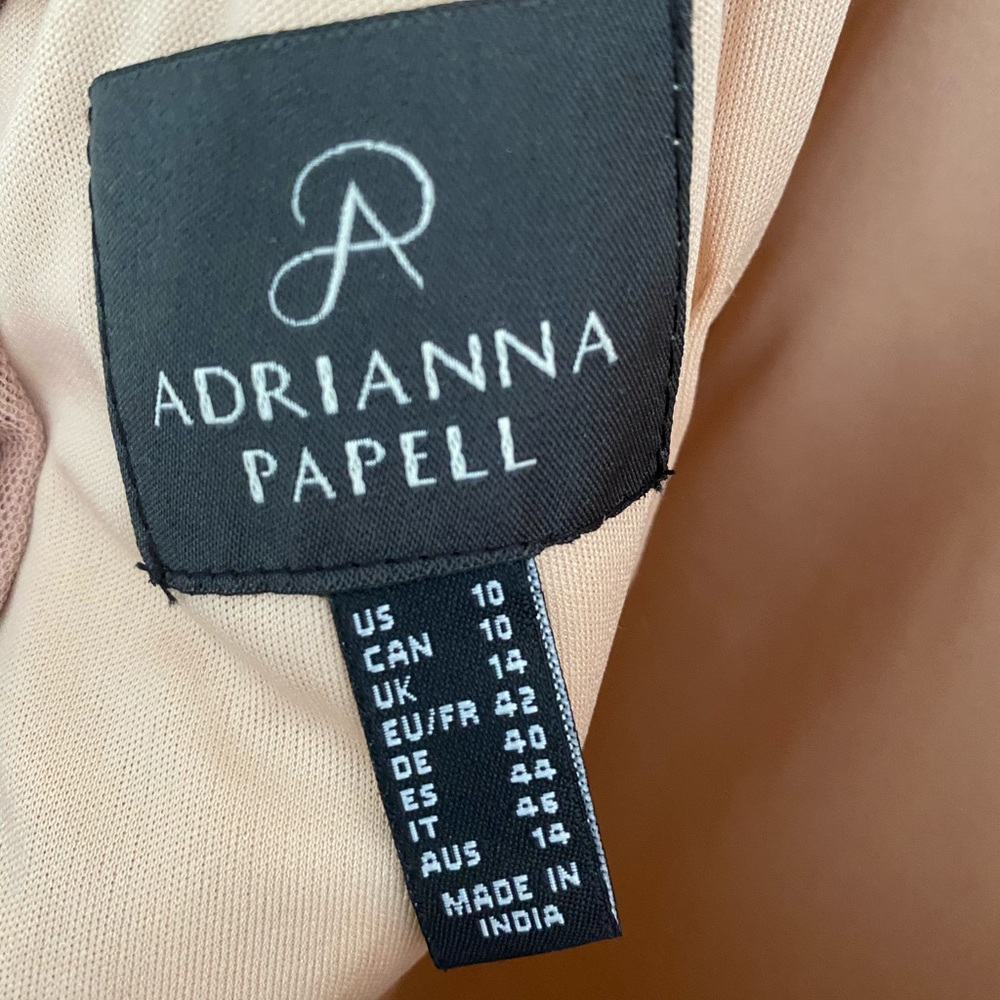 Adrianna Papell Beaded Sheath Cocktail Dress - Picture 4 of 6